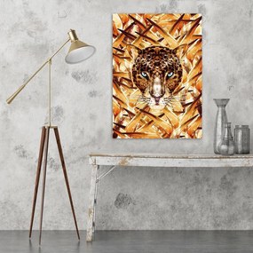 Gario Obraz na plátne Tiger v žltých listoch - Rubiant Rozmery: 40 x 60 cm