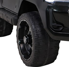Ramiz Toyota Hilux na batérie pre deti Čierny pickup + pohon 4x4 + diaľkové ovládanie
