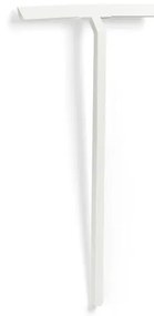 Biela kúpeľňová stierka so stojanom Zone Rim, šírka 30 cm