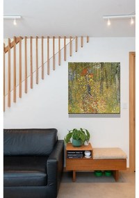 Reprodukcia obrazu Gustav Klimt - Farm Garden With Crucifix , 60 x 60 cm