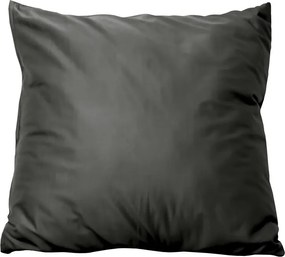 Polášek Povlak na vankúš z bavlneného saténu - Stone grey | 70 x 90 cm