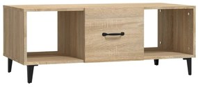 vidaXL Konferenčný stolík dub sonoma 102x50x40 cm spracované drevo