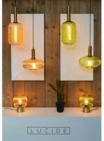 Lucide 45586/20/33 - Stolná lampa MALOTO 1xE27/40W/230V zelená/zlatá
