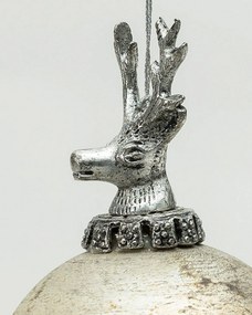 Sklenená ozdoba Royal Deer Matte 10x10x16 cm