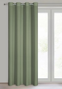 ZÁVES NA KRÚŽKOCH RITA 140X250 CM OLIVOVÁ