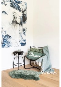 Zelená umelá kožušina Tiseco Home Studio Sheepskin, 60 x 90 cm