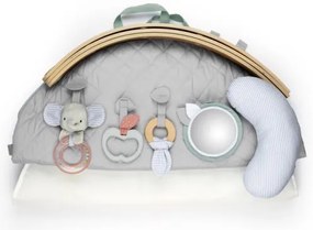 Ingenuity - Detská hracia deka LOAMY mint/šedá