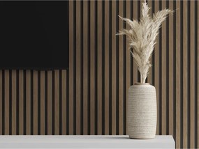 Mexen Lam-B, akustické stenové lamely 275 × 30 cm, HDF doska 4 mm, technická dyha, orech espresso, S100-275307-3015-019