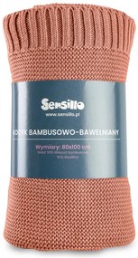 Sensillo Deka pre deti Bavlna/Bambus 80 x 100 cm Jednofarebná Farba: Jeans