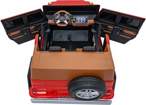 Elektrické autíčko Mercedes Benz MAYBACH G650 STRONG červené