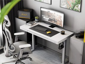 Elektricky nastaviteľný PC stolík Legend 8.2 (biela). Akcia -20%. Vlastná spoľahlivá doprava až k Vám domov. 1087592