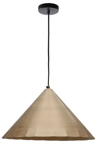 Závesné svietidlo v mosadznej farbe s kovovým tienidlom ø 46 cm Parlava – Kave Home