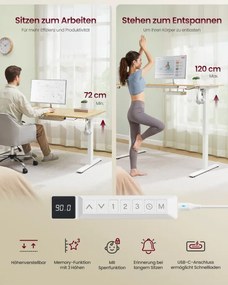 Elektrický pracovný stôl LSD146YA02