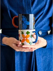 Čierne/béžové keramické hrnčeky v súprave 2 ks 300 ml Maricala – Bloomingville