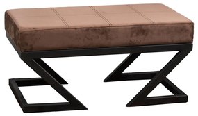 Taburet RINA 45x90 cm hnedá