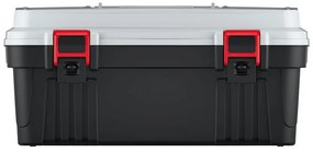 Kufor na náradie 54 × 27,8 × 26,9 cm, s organizérmi, sivá