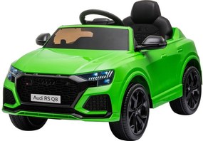 LEAN CARS Elektrické autíčko Audi RS Q8 LED MP3 diaľkové ovládanie zelené