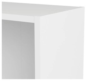 Biela knižnica Tvilum Basic, 79 x 203 cm