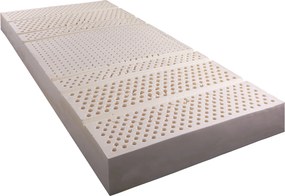 Novaya Latexový 7 zónový matrac MEGAL (tvrdší-T4) Veľkosť: 200 x 90 cm, Materiál: Silver Antipilling (protižmolkovací), Tvrdosť matraca: Tvrdý