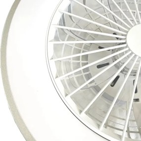 LED Stropné svietidlo s ventilátorom OPAL LED/48W/230V + diaľkové ovládanie