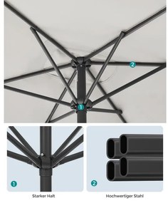 ​Záhradný slnečník GPU048M01