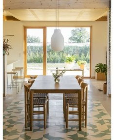 FARO 28300 - Luster na lanku ISABELLE 1xE27/15W/230V pr. 31 cm biela