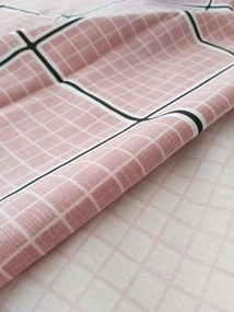 Cottonbox obliečka 100% bavlnené renforcé Rony pink - 220x200 / 2x70x90 cm
