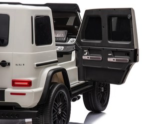 Elektrické autíčko Mercedes G63 AMG 4x200W XXL - biele