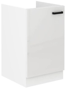 Kuchynská skrinka MIA biely lesk/biely 50zl 1f bb