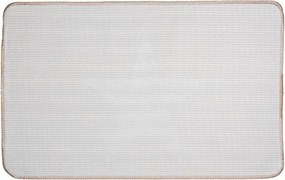 Hnedá kúpeľňová predložka s hviezdou - 78*48*1 cm