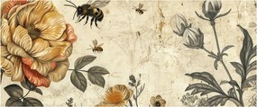 Obraz - Včelia lúka (120x50 cm)