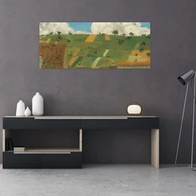 Obraz - Edouard Vuillard, Landscape of the Ile de France, reprodukcia (120x50 cm)