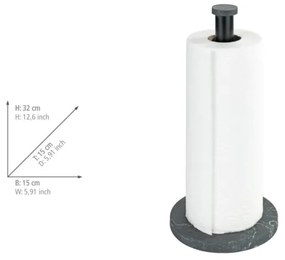 WENKO 53212100 - Držiak na utierky 15x32 cm čierny