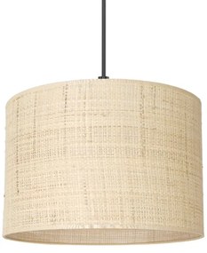 Luster na lanku RATTAN 1xE27/60W/230V pr. 25 cm ratan