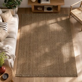 Jutový koberec v prírodnej farbe 240x340 cm Jute Boucle – Flair Rugs