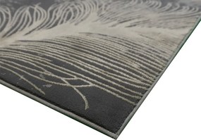 Koberec Allianz 6304 GREY – sivý obdĺžnikový koberec s vzorom Rozmer: 200x290 cm