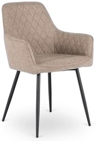 BRESSO jedálenská stolička, tkanina/béžová