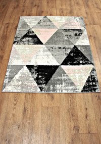 Koberec SLIM 8022 svetlosivý / viacfarebný