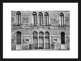 Rámovaný obraz Architektúra, čiernobiely%