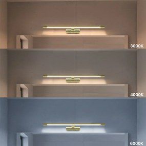 Nástenné LED svietidlo Klimt, 1x LED 12w, 3000-6000k, (60 cm), g