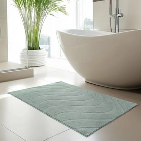 Kúpeľňový koberček WAVES 400 zelený