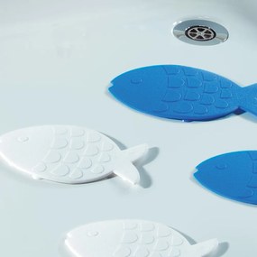 Detské protišmykové podložky v súprave 5 ks do vane 16x10,5 cm Globefish – Spirella