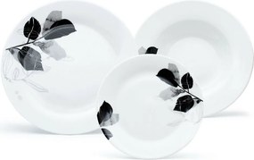 Arôme Home 18-dielna jedálenská súprava Lipa, extra biela