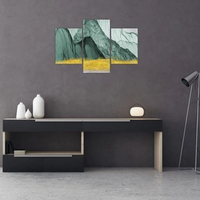 Obraz - Smaragdové hory N⁰2 (90x60 cm)