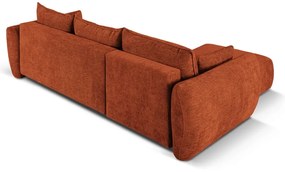 Oranžová rohová pohovka (ľavý roh) Matera – Cosmopolitan Design