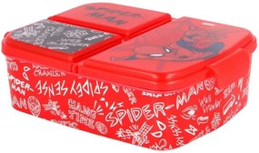 Multibox na desiatu Spiderman s 3 priehradkami