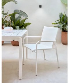 ZALTANA záhradná stolička Biela