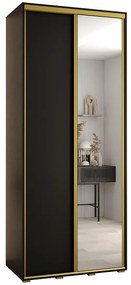 Skriňa 45 Canaris 3 140 čierna/gold