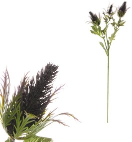 Umelá kvetina Eryngium fialová, 66 cm