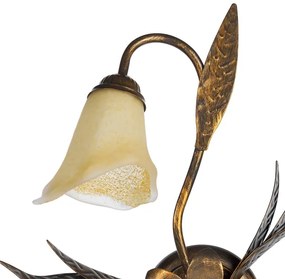 ONLI - Stropné svietidlo ALGA 3xE14/6W/230V bronzová